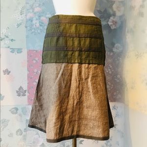 Linen skirt. Made in the US